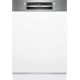 Bosch Séria 4 Zabudovateľná umývačka riadu 60 cm Brúsená oceľ SMI4HVS14E