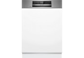 Bosch Séria 6 Zabudovateľná umývačka riadu 60 cm Brúsená ocel SMI6ECS10E
