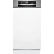 Bosch Séria 6 Zabudovateľná umývačka riadu 45 cm Brúsená oceľ SPI6EMS21E