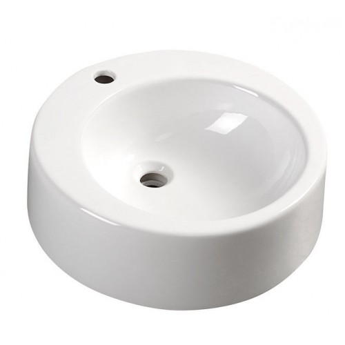 AQUALINE BROOK keramické umývadlo na dosku, 50 cm, biela FS16