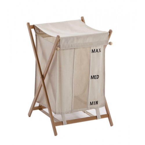 AQUALINE Kôš na bielizeň 43x64, 5x46 cm, biela BU38