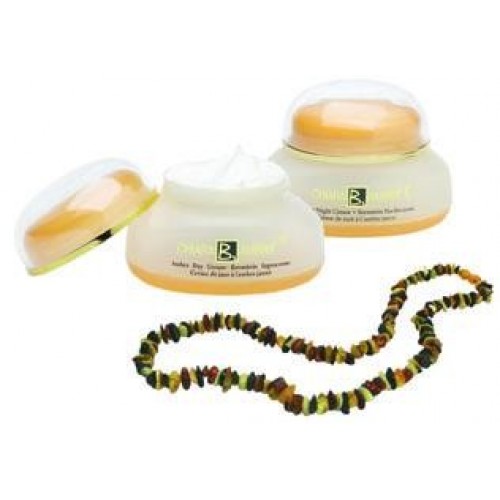 CHIARA AMBRA ® Amber sada - denný a nočný krém + náhrdelník C05001