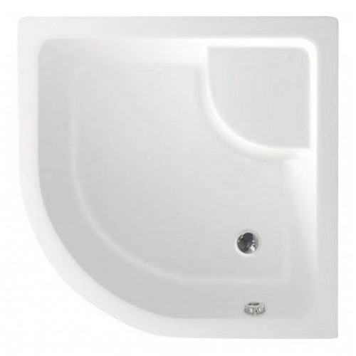 AQUALINE 90 Štvrťkruhová vanička hlboká, akrylát C93