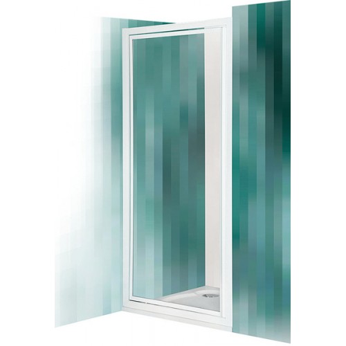ROLTECHNIK Sprchové dvere CDO1 / 800 biela / transparent