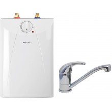 CLAGE S5-U + BUP Ohrievač vody so zásobníkom pod umývadlo s ventilovou armatúrou 4100-4205