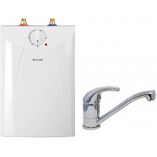CLAGE S5-U + BUP Ohrievač vody so zásobníkom pod umývadlo s armatúrou 4100-42056