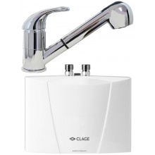 CLAGE M7/EKA Ohrievač vody 6,5kW/400V + páková stojanková batéria 1500-17226