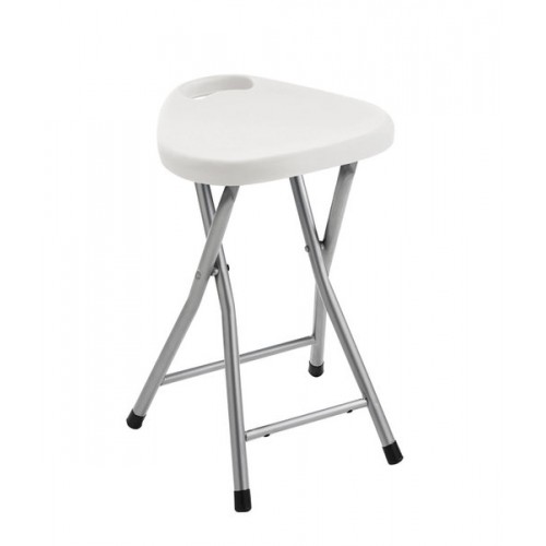 AQUALINE CO75 Kúpeľňová stolička 30x46, 5x29, 3 cm, biela
