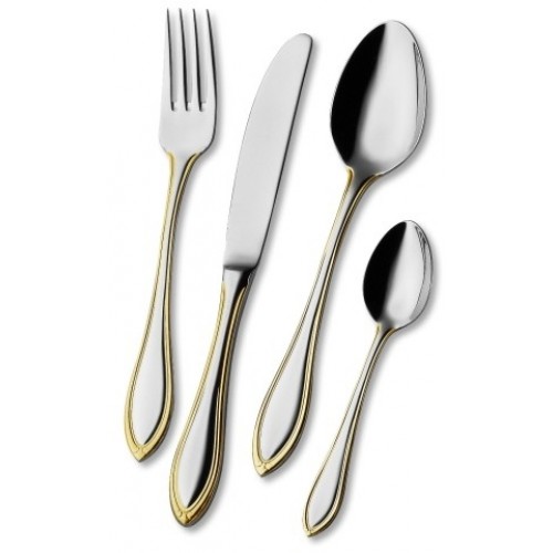 CS SOLINGEN Príbor - sada 24 ks INDIANA zlatý dekor CS-035631