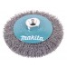 Makita miskovitá kefa z oceľového drôtu, vlnitý drôt 0,3 mm, 115 mm D-39849