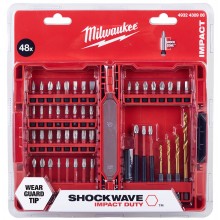 Milwaukee Shockwave Impact duty Sada skrutkovacích bitov 48 ks 4932430906