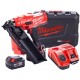 Milwaukee M18 FFN-502C Akumulátorová klincovačka 2x5.0 Ah, Kufor 4933471404