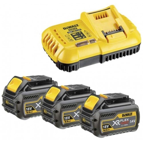 DeWALT DCB118T3 Súprava XR FlexVolt 54V nabíjačka DCB118 + 18V 3x6,0Ah DeWALT DCB118T3 Súprava XR FlexVolt 54V nabíjačka DCB118 + 18V 3x6,0Ah