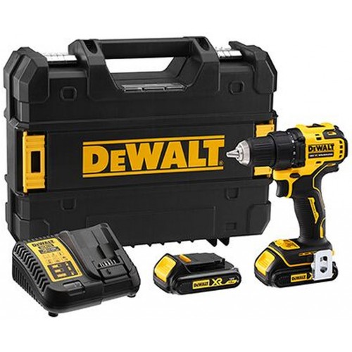 DeWALT DCD708S2T Aku bezuhlíková vŕtačka / skrutkovač 65Nm XR (18V/ 2x1,5Ah) TSTAK