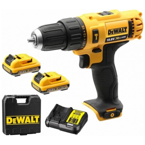 DeWALT Aku príklepová dvojrýchlostná vŕtačka 2x1,3Ah 10,8V DCD716C2 DeWALT Aku príklepová dvojrýchlostná vŕtačka 2x1,3Ah 10,8V DCD716C2
