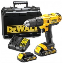 DeWALT DCD776C2 Aku príklepová vŕtačka / skrutkovač XR (42Nm/18V/2x1,3Ah) kufor