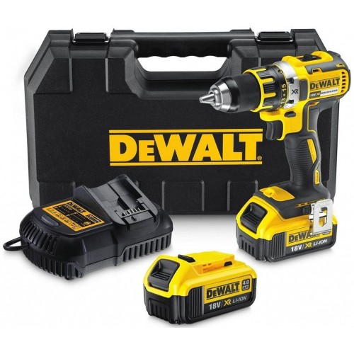 DeWALT DCD795M2 Aku príklepová vŕtačka / skrutkovač XR (60Nm/18V/2x4,0Ah) kufor Tstak