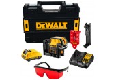 DeWALT DCE0822D1R Aku laserový kríž červený s olovnicou XR (10,8V/1x2,0Ah) kufor Tstak