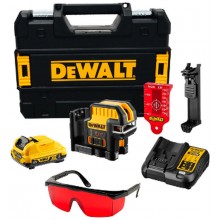 DeWALT DCE0822D1R Aku laserový kríž červený s olovnicou XR (10,8V/1x2,0Ah) kufor Tstak