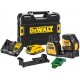 DeWALT DCE088D1G18 Aku krížový laser, zelený lúč (18V/1x2,0Ah) kufor Tstak