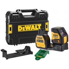DeWALT DCE088NG18 Laser samonivelačný kríž, zelený lúč 18V - iba telo, kufor TStak