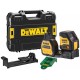 DeWALT DCE088NG18 Laser samonivelačný kríž, zelený lúč 18V - iba telo, kufor TStak