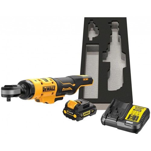 DeWALT DCF512D1G Aku račňa s otvorenou hlavou 1/2", XR (1x2,0Ah/18V) penová vložka