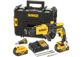 DeWALT DCF620P2K Aku skrutkovač na sadrokartón (2x5,0Ah/18V) +DCF6202 zásobník na skrutky