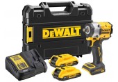 DeWALT DCF921D2T Aku rázový uťahovák 1/2" / 406 Nm, XR ( 18V/2x2,0Ah) kufor Tstak