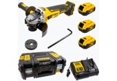 DeWALT DCG405P3 Aku uhlová brúska XR (18V/3x5,0Ah/125mm) kufor Tstak