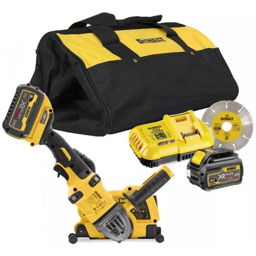 DeWALT DCG4610T2 Aku rezačka 125mm FLEXVOLT 54V (2x6,0Ah/18V)