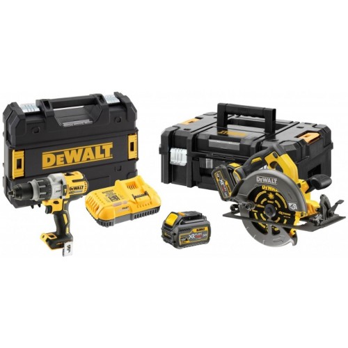 DeWALT Sada Aku náradie XR FLEXVOLT Li-Ion 18 / 54V, 2x 6,0Ah, kufre TSTAK DCK2056T2T DeWALT Sada Aku náradie XR FLEXVOLT Li-Ion 18 / 54V, 2x 6,0Ah, kufre TSTAK DCK2056T2T