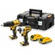 DeWALT DCK2060D2T Kombo sada aku 18V XR (DCD778,DCF787,2 x DCB183,DCB113,TSTAK II)