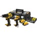 DeWALT DCK2062E2T DCD709 příklepová vrtačka+šroubovák DCF809 (18V/2x1,7Ah Powerstack)