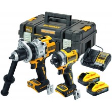 DeWALT DCK2200H2T Kombo sada (DCD1007 + DCF860 + 18V/2x5,0Ah PowerStack) Tstak
