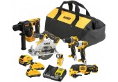DeWALT DCK611P1D2 Kombo sada (DCD701+DCF801+DCS512+DCH072+DCS353+DCL510+1x5,0Ah+2x2,0Ah)