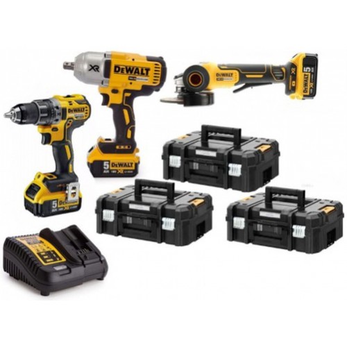 DeWALT DCKM009 aku sada náradia DCD791+DCF899+DCG406 (18V/ 3x5,0Ah) DeWALT DCKM009 aku sada náradia DCD791+DCF899+DCG406 (18V/ 3x5,0Ah)