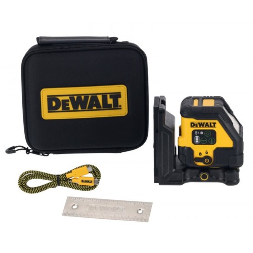 DeWALT DCLE14201GB Krížový laser USB so zeleným lúčom (Li-Ion) DeWALT DCLE14201GB Krížový laser USB so zeleným lúčom (Li-Ion)