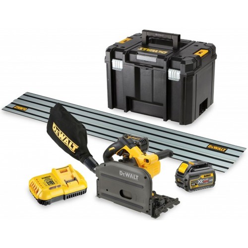 DeWALT DCS520T2R Aku ponorná kotúčová píla 165mm, FlexVolt (2x6,0 Ah 54V) + lišta 1,5m DeWALT DCS520T2R Aku ponorná kotúčová píla 165mm, FlexVolt (2x6,0 Ah 54V) + lišta 1,5m