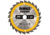 DeWALT DT1934 Pílový kotúč Construction 165 x 20 mm, 24 zubov, ATB 10°