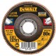 DeWALT DT30621 Brúsny kotúč EXTREME plochý, 115 mm, zrnitosť 80, 1 ks