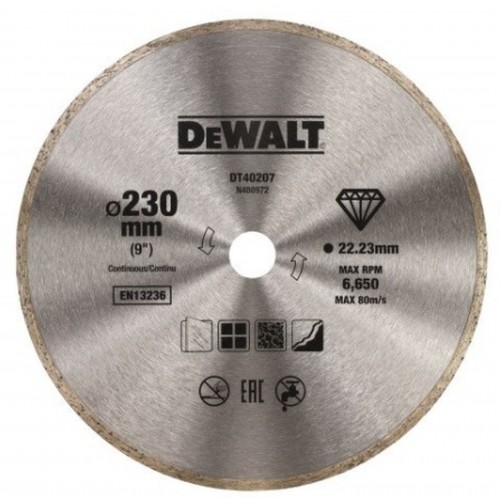 DeWALT DT40207 Diamantový kotúč na keramiku, 230 x 22,2 mm
