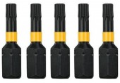 DeWALT DT7381T Sada bitov EXTREME TORSION T 20, 25 mm, 5ks