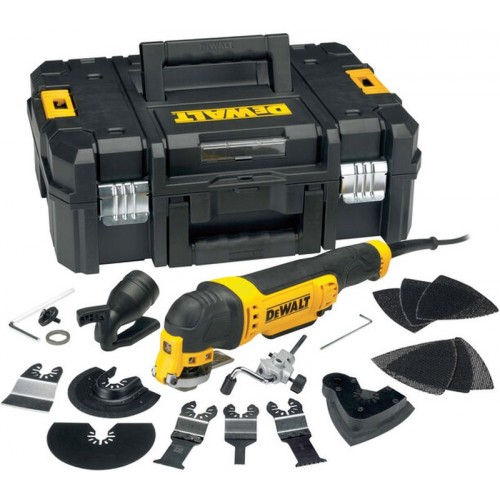 DeWALT DWE315KT Multitool Oscilačná brúska 300Wa sada príslušenstva v TSTAK-Box II DeWALT DWE315KT Multitool Oscilačná brúska 300Wa sada príslušenstva v TSTAK-Box II
