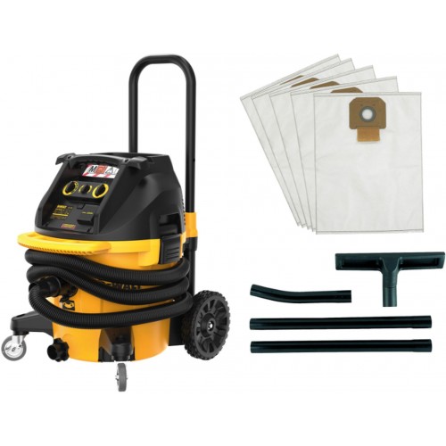 DeWALT DWV905MKIT Priemyselný mokro-suchý vysávač, trieda M, 38 l DeWALT DWV905MKIT Priemyselný mokro-suchý vysávač, trieda M, 38 l