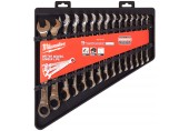 Milwaukee 4932464994 Sada kombinovaných račňových metrických kľúčov max bite (15 ks)