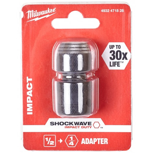 Milwaukee Shockwave Adaptér z 1/2" štvorhran na 1/4" šesťhran 4932471828