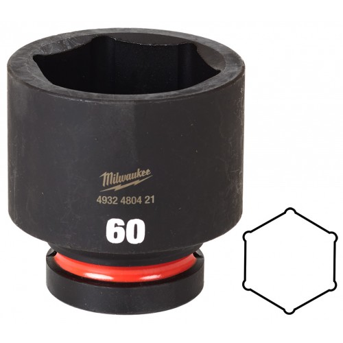 Milwaukee nástrčný kľúč Shockwave 1" Hex 60mm 4932480421