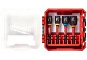 Milwaukee Shockwave Sada magnetických nástrčných kľúčov 1/4 - 4 ks 4932492445