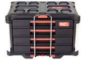 Milwaukee PACKOUT box na náradie so 4 zásuvkami 4932493189